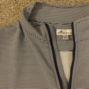 Peter Millar Stripped Quarter Zip